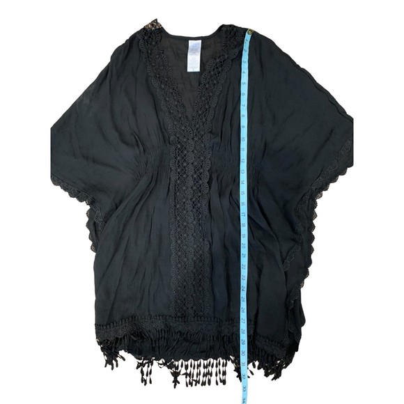 Time and Tru Black Lace Tunic - Picture 7 of 8